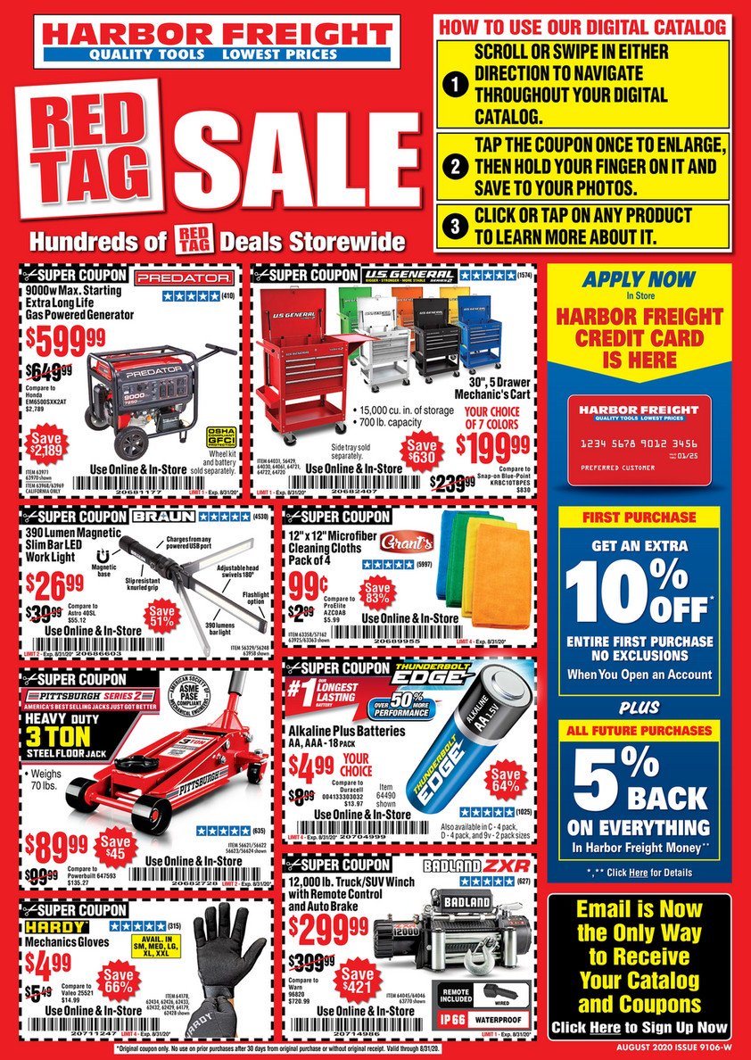 harbor freight new years day sale