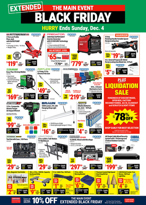 Harbor Freight Tools Extended Black Friday Parking Lot Sale Page 1   A3e3f138 89df 474d 8d14 44e70cf4a555 At600 