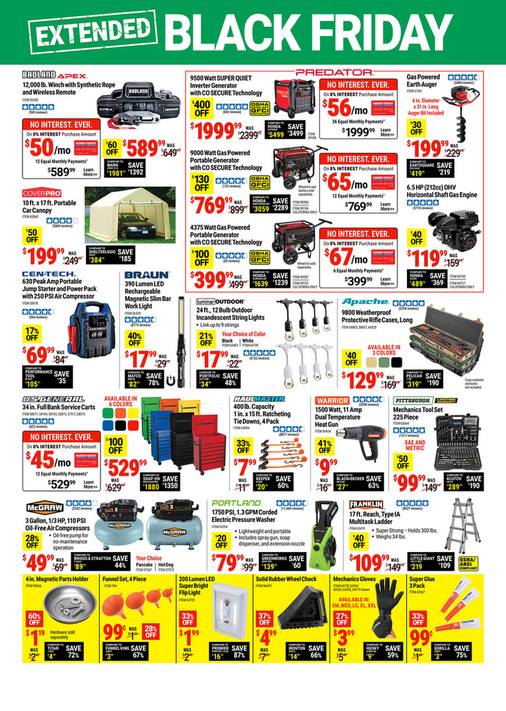 Harbor Freight Tools Extended Black Friday Parking Lot Sale Page 23