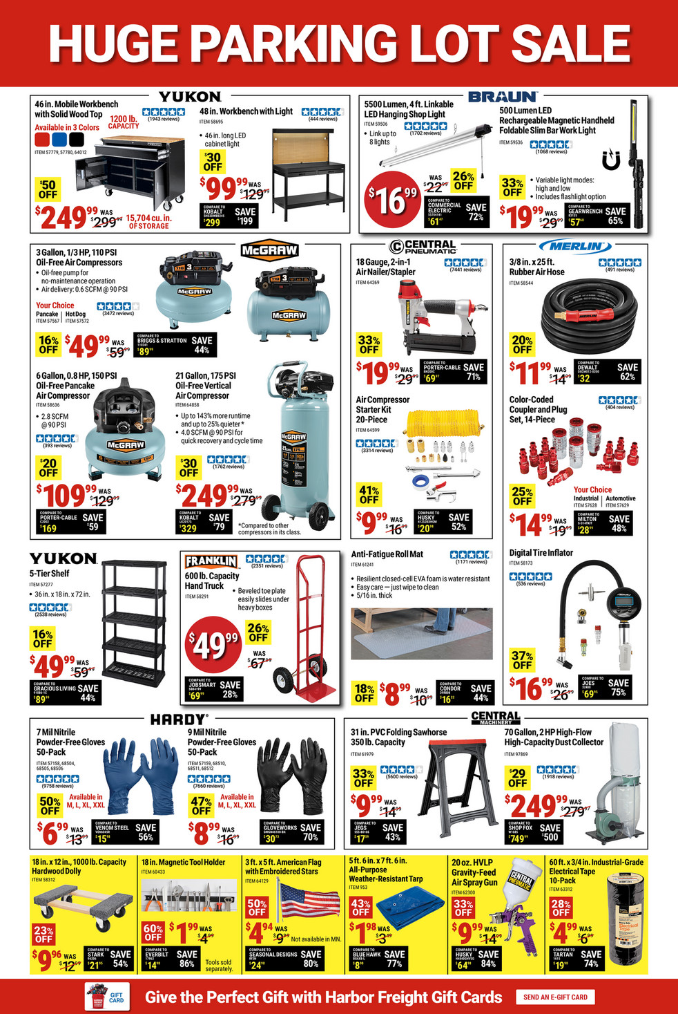 Harbor Freight Tools October Parking Lot Sale - 46 in. Mobile